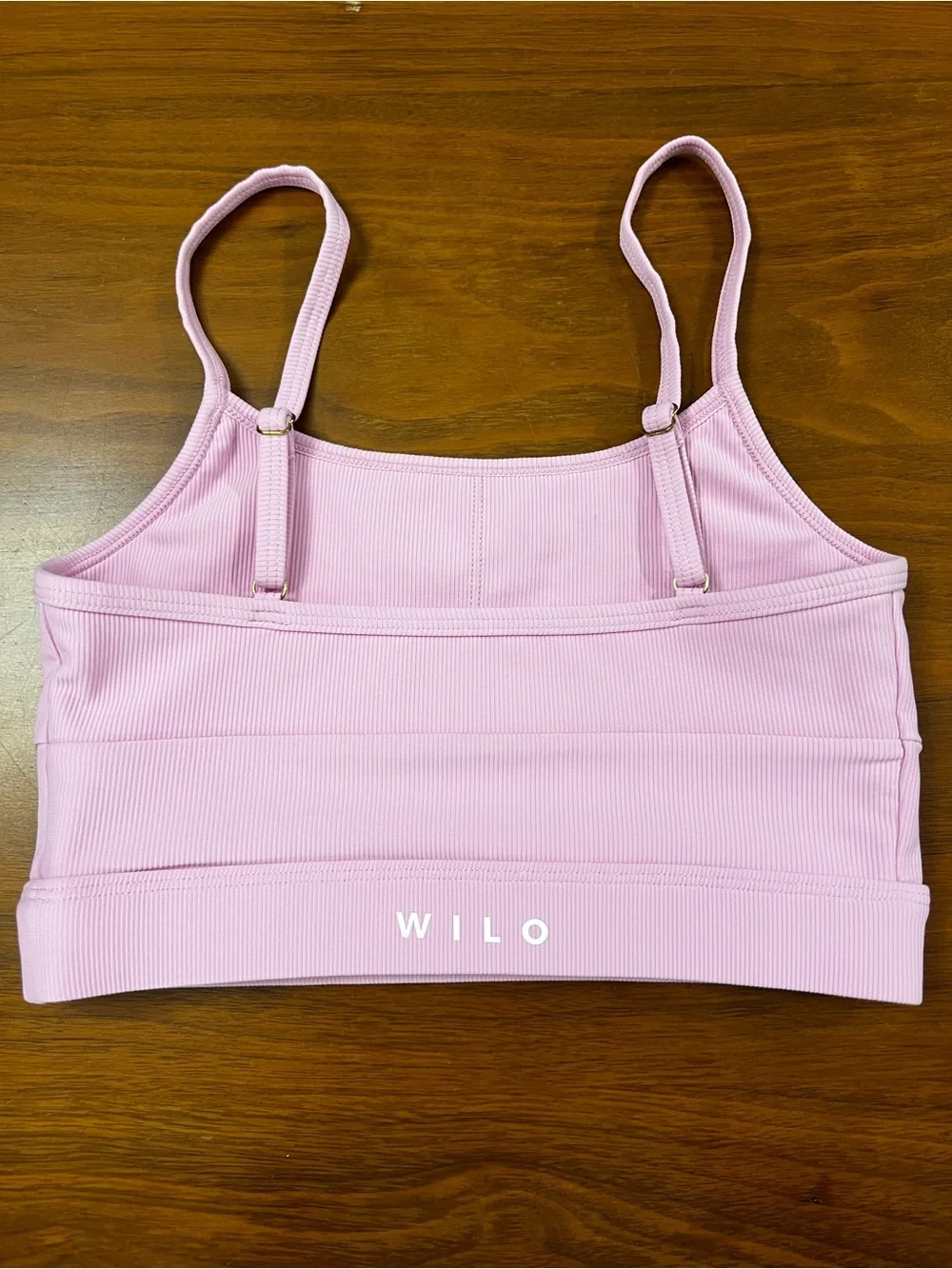 Wilo Melbourne Australia Strappy Sports Bra XS Lilac Pink Removable Pads